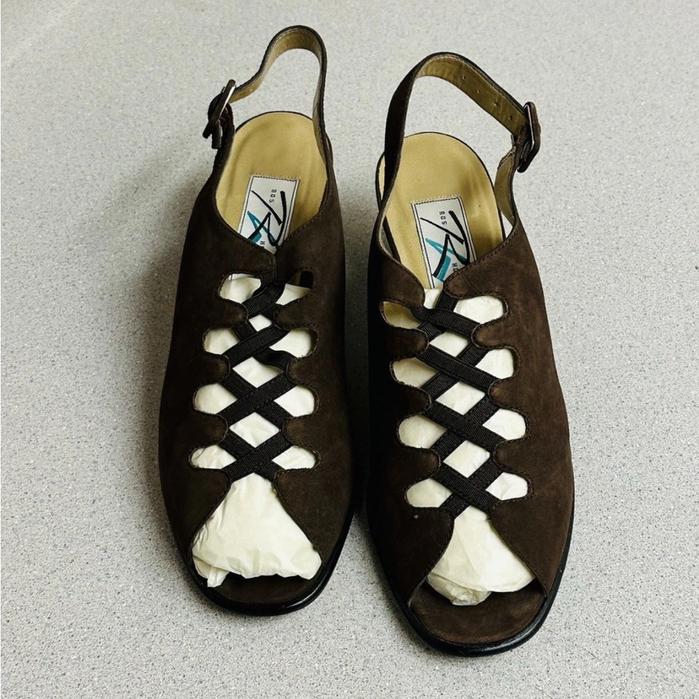 Ros Hommerson Dark Brown Platform Sandals